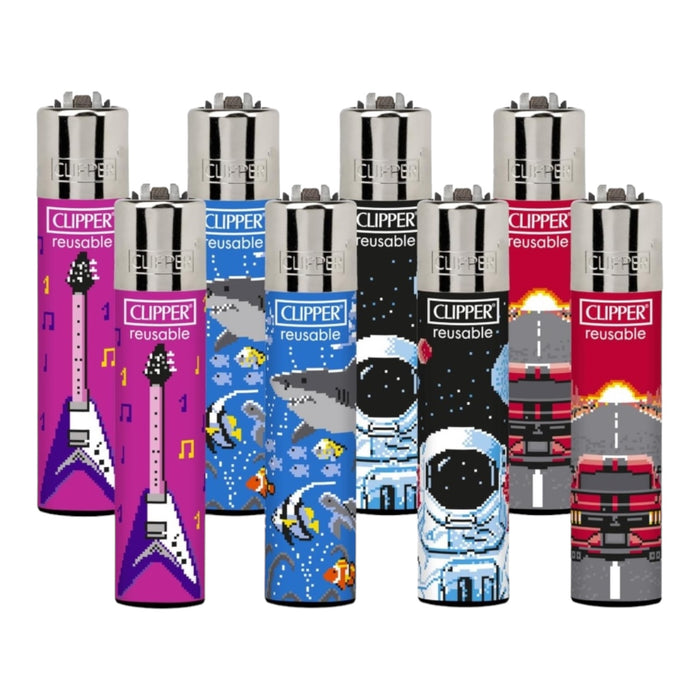 Clipper Classic Large Printed Lighter Pack of "48+5" Assorted Designs