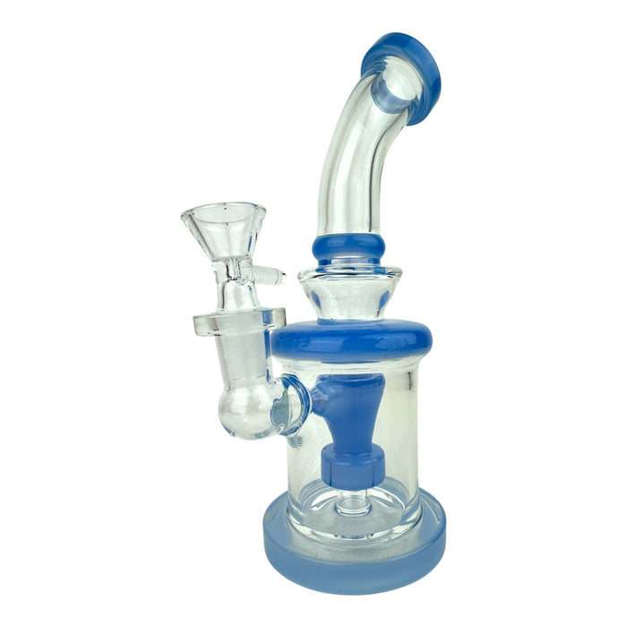 7” Color Bent Neck Cylinder Water Pipe WP-1253