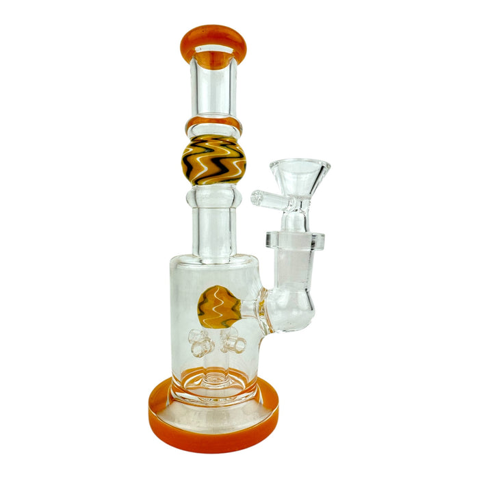 6.5" Mini WigWag Straight Tube Water Pipe "WP-1092"