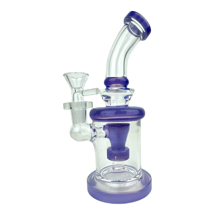 7” Color Bent Neck Cylinder Water Pipe WP-1253