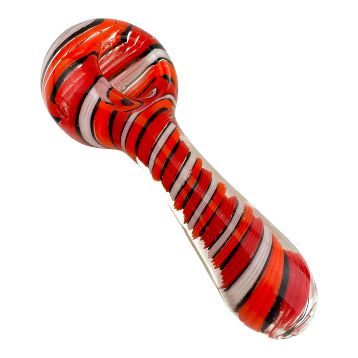 4" Candy Swirl Glass Hand Pipe (Assorted Colors)