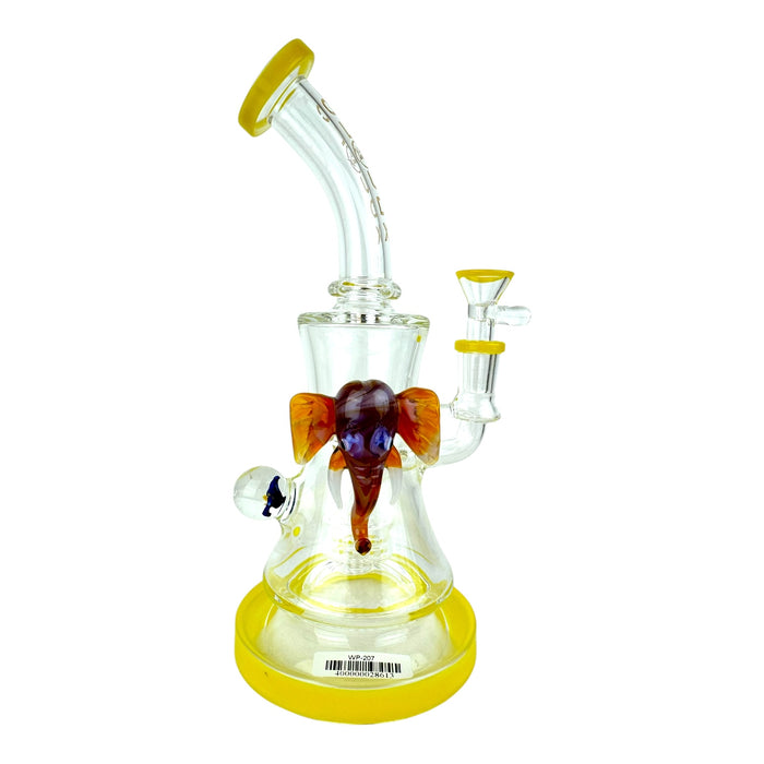 Cali Cloud 10.5" Elephant Bent Neck Water Pipe "WP207"