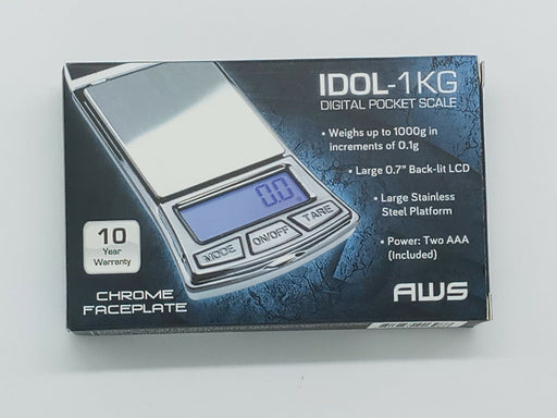 AWS-1kg Digital Scale  AWS Pocket Scales On Sale at Cloud 9 Smoke
