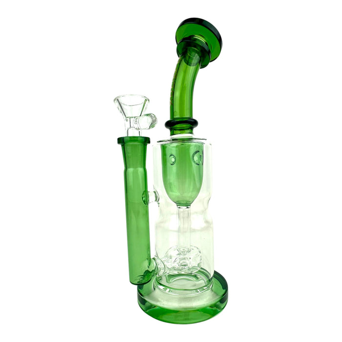 Cali Cloud X 10" Straight Tube Bent Neck Color Water Pipe "WP78"