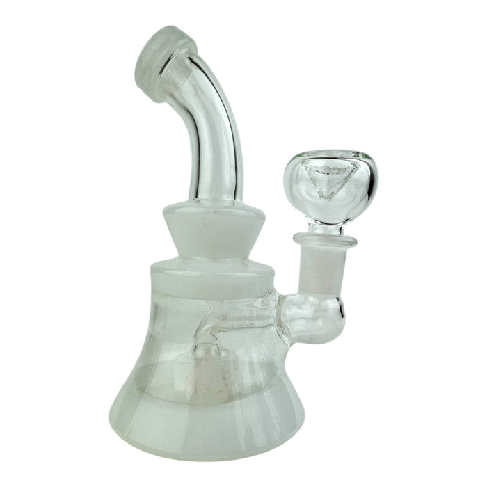 5.5" Color Clear Hourglass Water Pipe