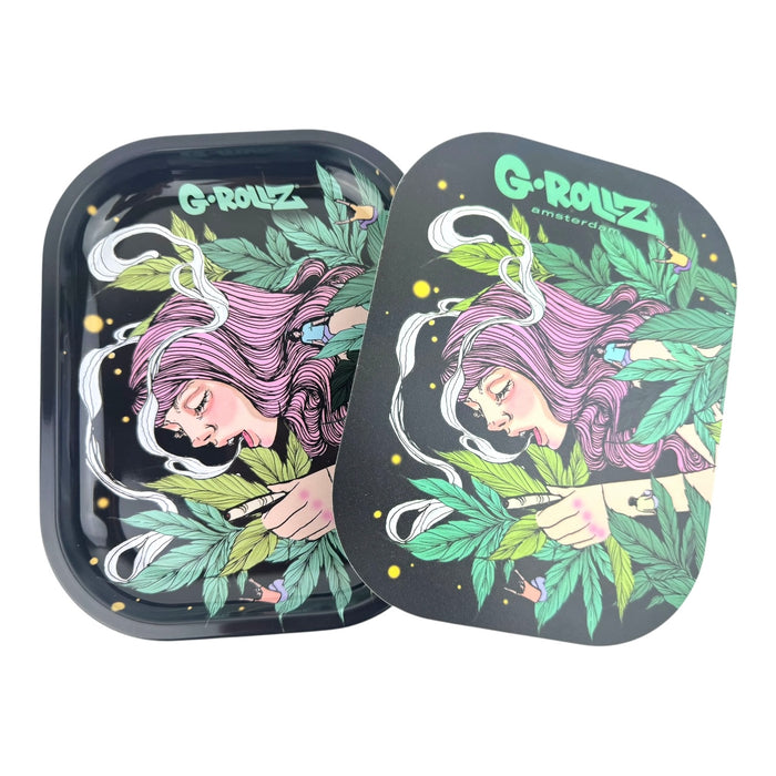 G-Rollz Rolling Trays w/ Magnetic Lid 7" X 5"