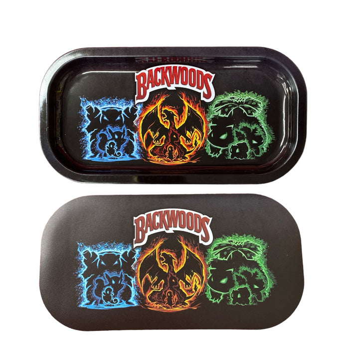 BackWoods Pokemon Evolution Rolling Tray W/Lid