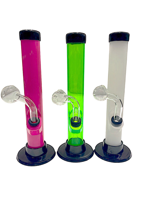 8" Acrylic Tube Shape OB Water Pipe