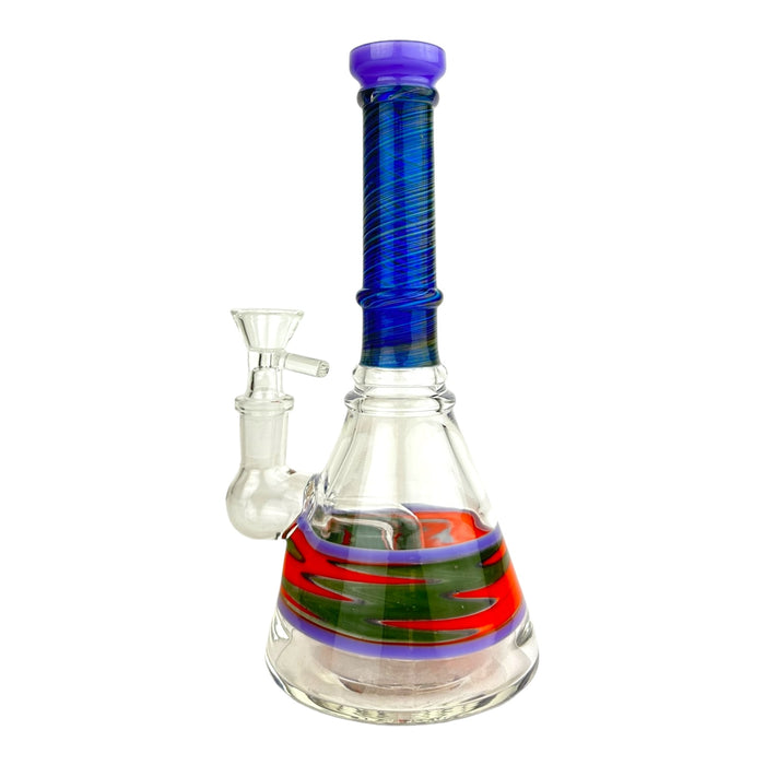 8.5" WigWag Beaker Glass Water Pipe "6006"