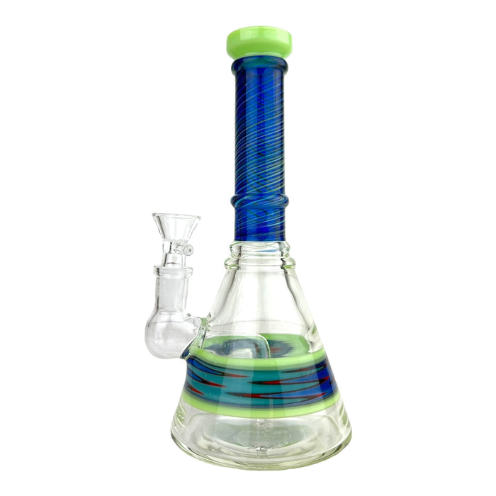 8.5" WigWag Beaker Glass Water Pipe "6006"