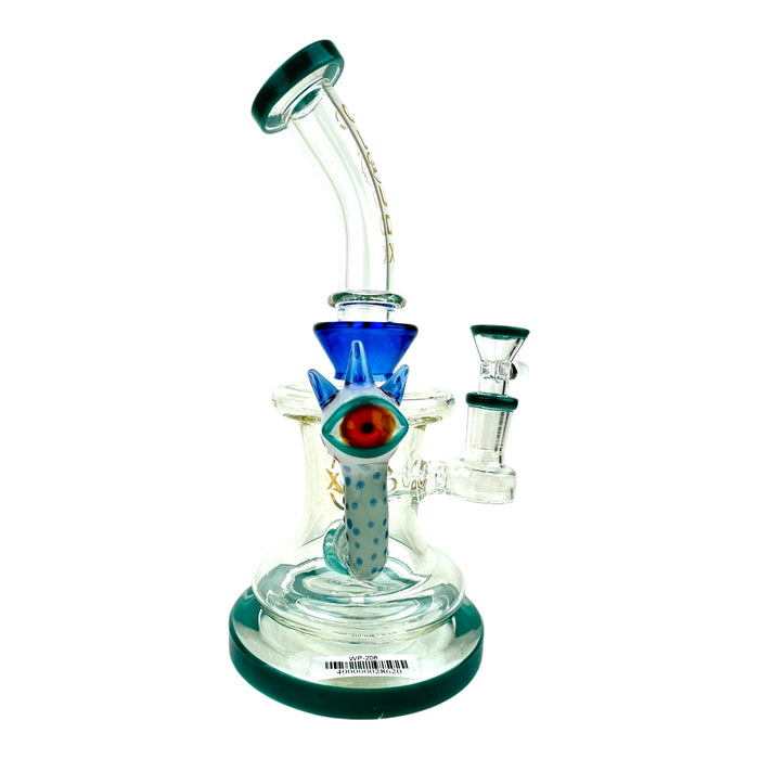 Cali Cloud X 9" Eye Ball Bent Neck Water Pipe "WP208"