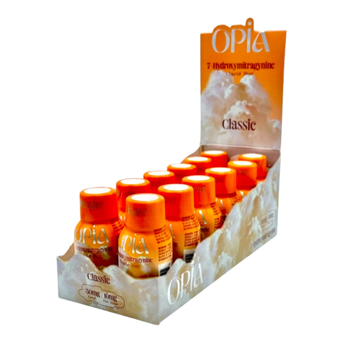 OPIA 7-OH 30mg Liquid Shots 12 bottles / Display | 20 Displays / Case