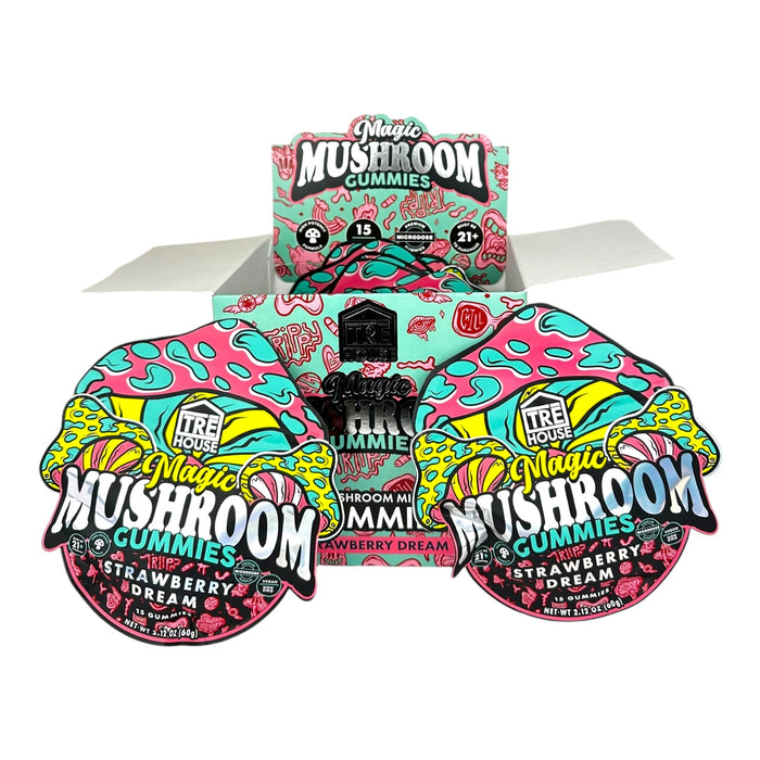 TRE House Magic Mushroom 60g Gummies 15 Gummies / Pouch