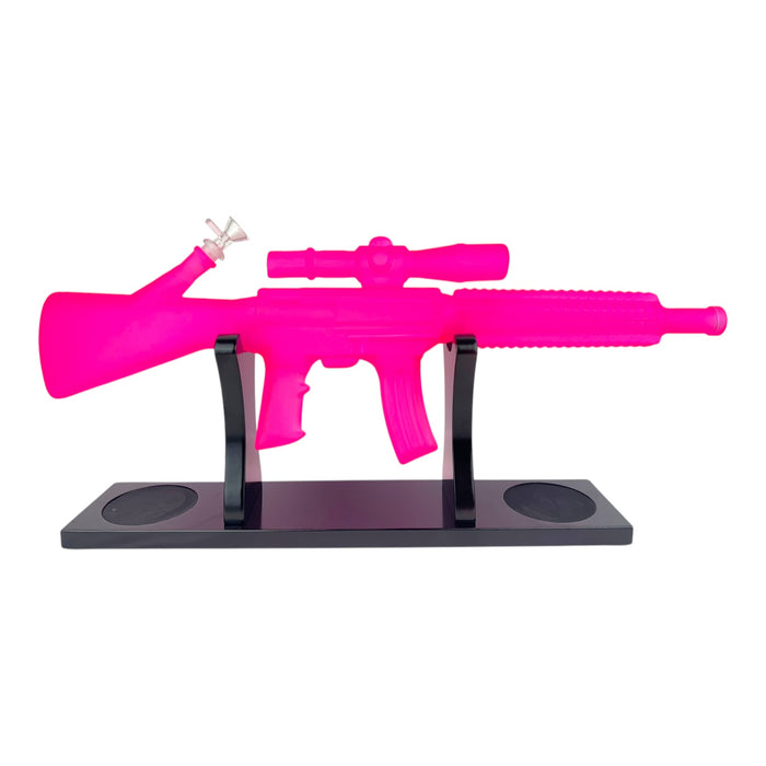 24” Assault Rifle w/ Stand Water Pipe