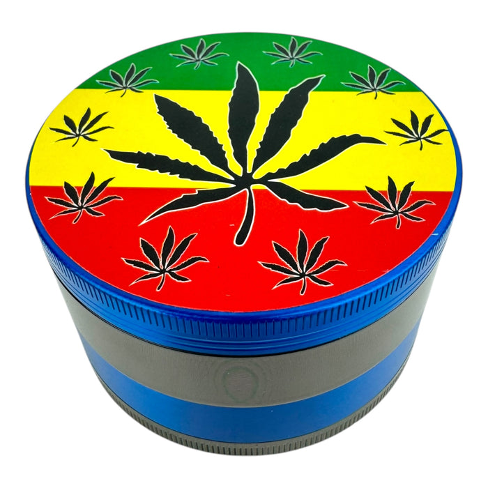 Loadstone Tobacco Grinder - Weed Leaf (6pc Display)