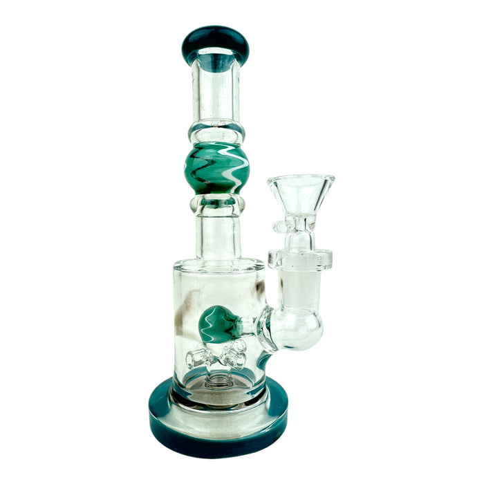 6.5" Mini WigWag Straight Tube Water Pipe "WP-1092"