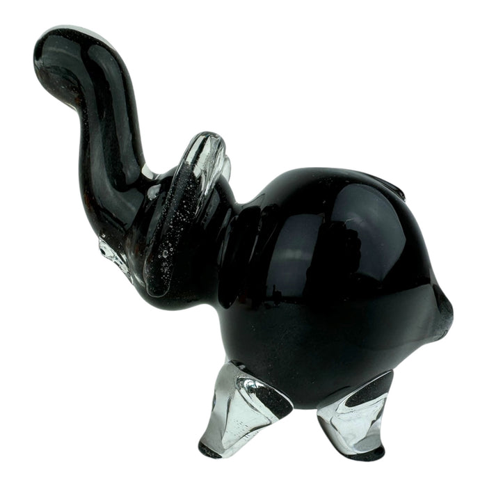 3" Small Elephant Colored - Glass Hand Pipe (Assorted Colors)