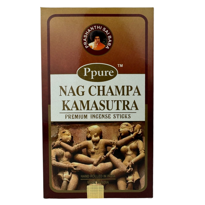 Ppure Nag Champa 15g Premium Masala Incense Sticks (12 Box Display)