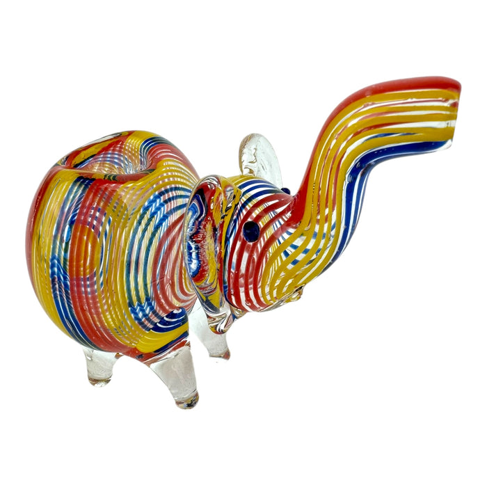 4" Medium Elephant Wig Wag Glass Pipe