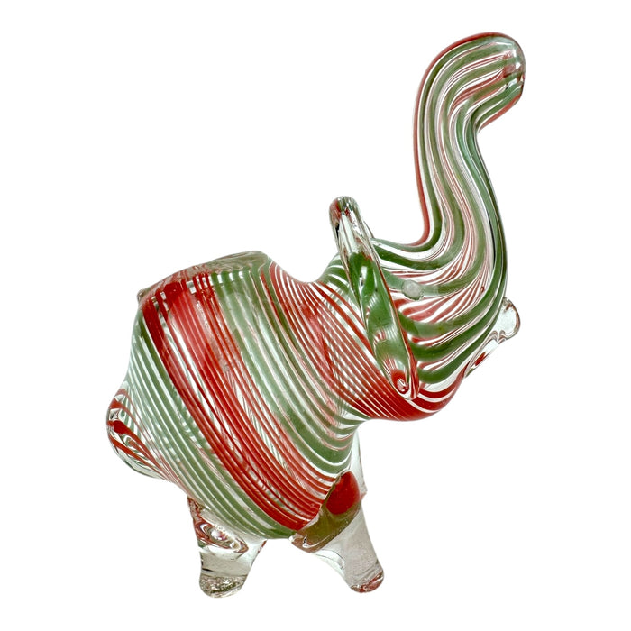 4" Medium Elephant Wig Wag Glass Pipe