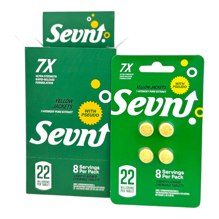 Sevn 7-OH With Pseudo 22mg Tab - 4 Tabs / Blister Pack - 10 Packs Display