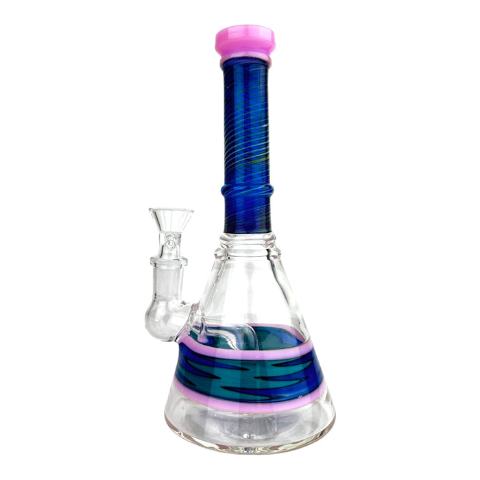 8.5" WigWag Beaker Glass Water Pipe "6006"