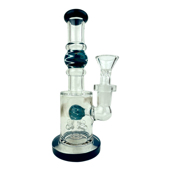 6.5" Mini WigWag Straight Tube Water Pipe "WP-1092"