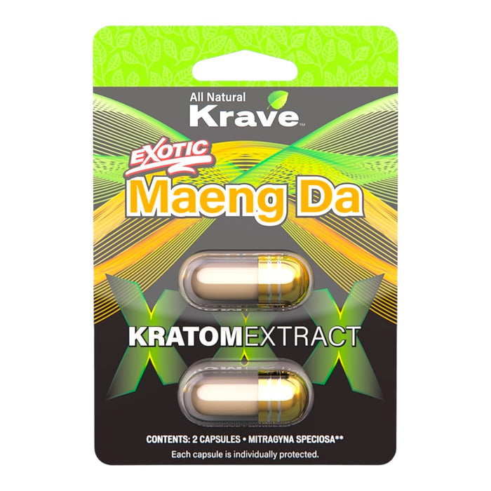 Krave Exotic Kratom Extract Capsules (12pk/Display)