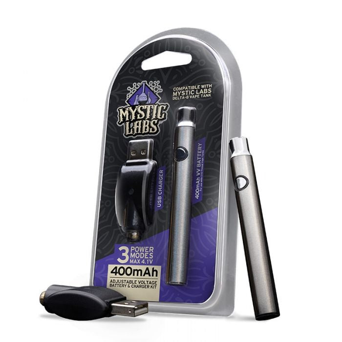 Mystic Labs Vape Pen Battery & Charger Kit 400Mmah