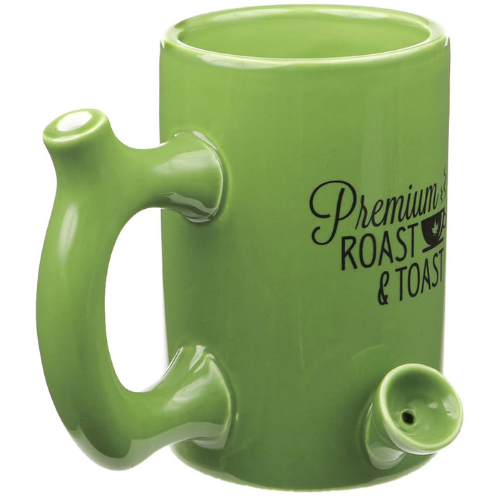 Premium "Roast & Toast" Novelty Ceramic Pipe Mug