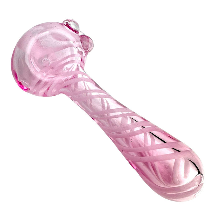 5" Pink Glass Hand Pipe (Assorted)