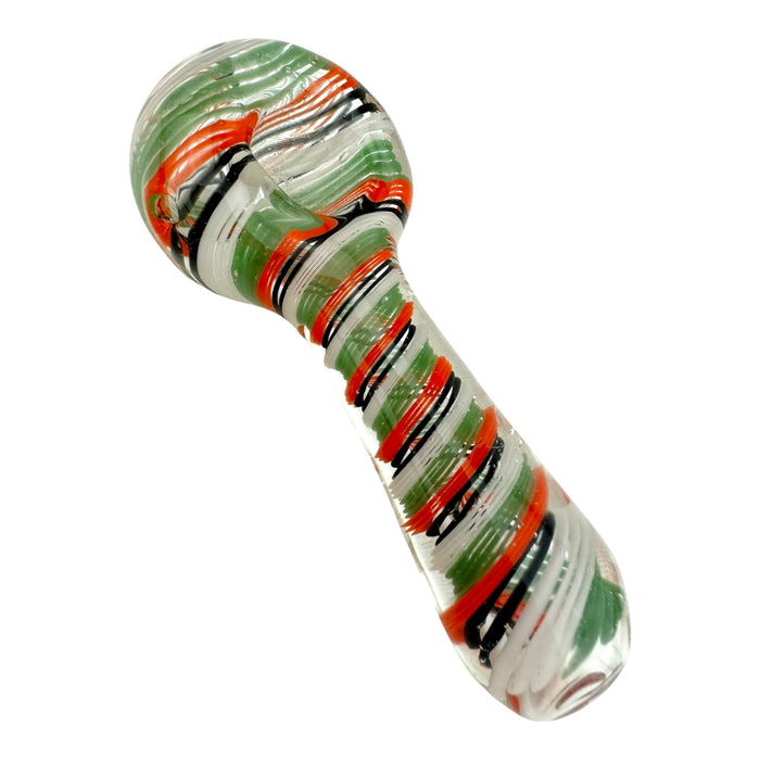 4" Candy Swirl Glass Hand Pipe (Assorted Colors)