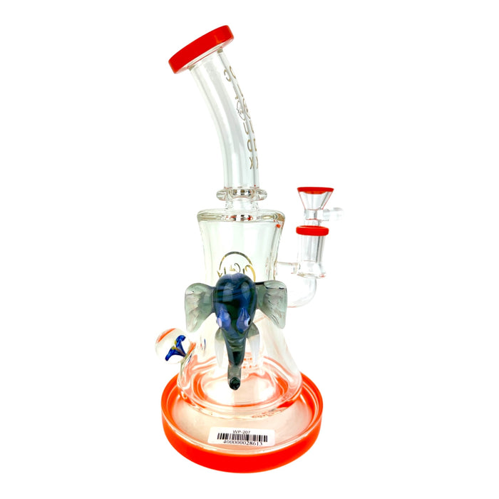 Cali Cloud 10.5" Elephant Bent Neck Water Pipe "WP207"