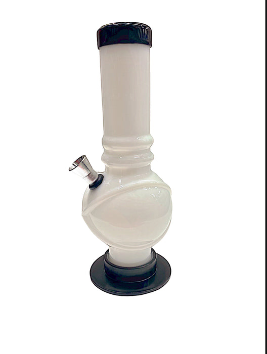 8" Swirl Single Bubble Acrylic Water Pipe