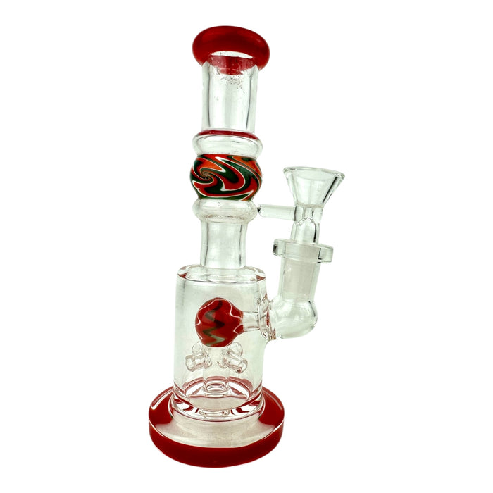 6.5" Mini WigWag Straight Tube Water Pipe "WP-1092"