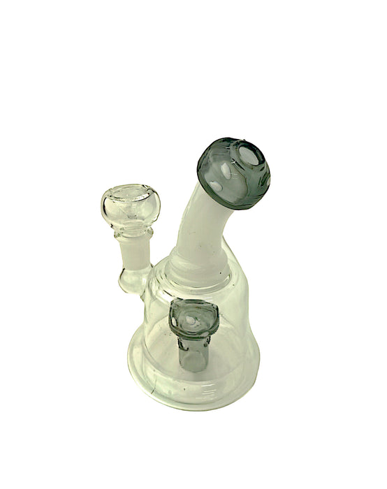 6.5” Mushroom Glass Water Pipe