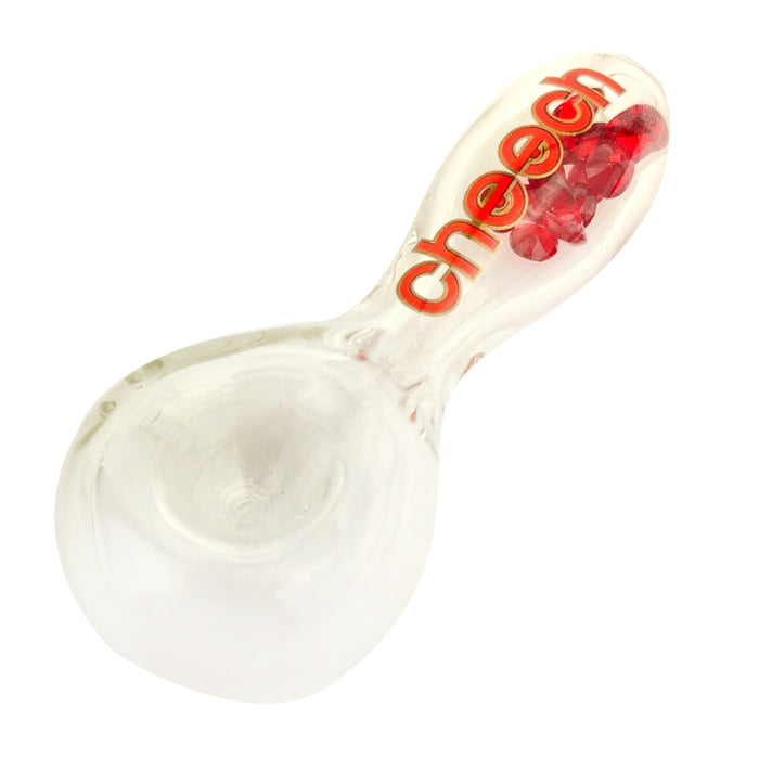 4" Cheech Glass Diamonds Hand Pipe