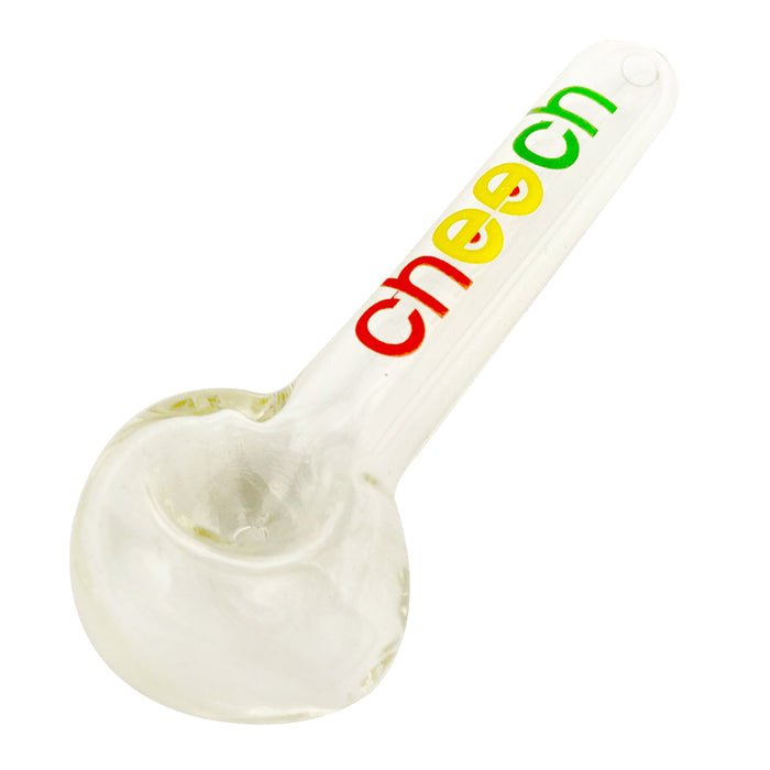 4" Cheech Glass Lollipop Rasta Hand Pipe