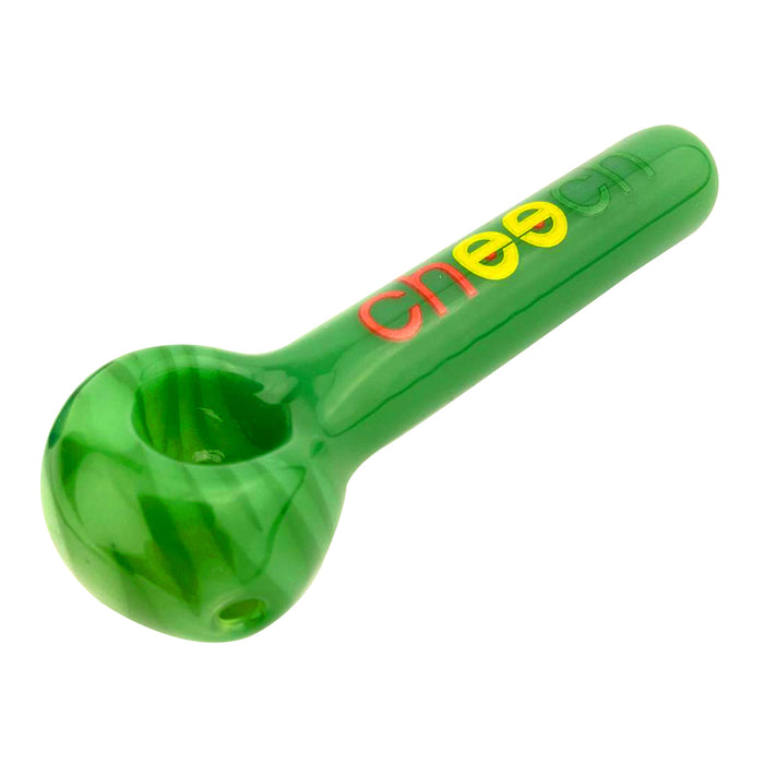 4" Cheech Glass Lollipop Rasta Hand Pipe