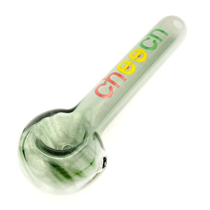 4" Cheech Glass Lollipop Rasta Hand Pipe