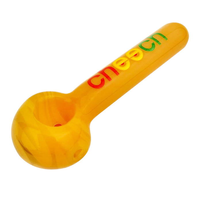 4" Cheech Glass Lollipop Rasta Hand Pipe