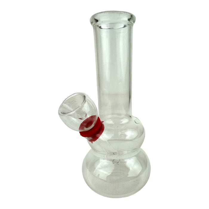 5” Clear Glass Water Pipe (Assorted Styles)