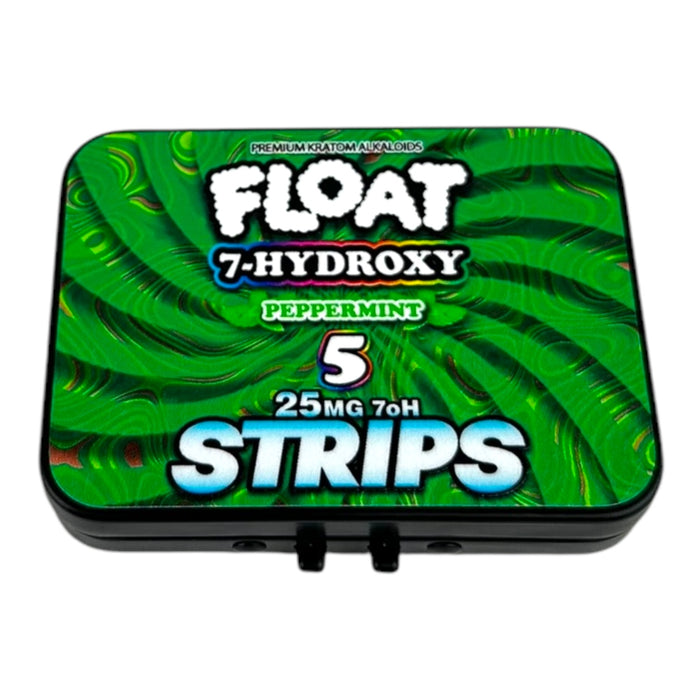 Float 7-Hydroxy Peppermint  25mg 5 Strips Box