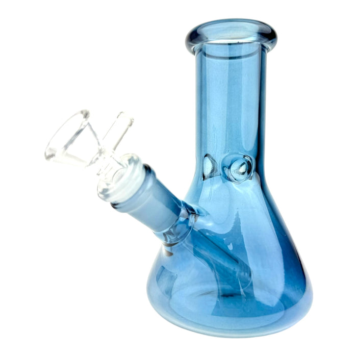 6" Mini Color Glass Beaker Water Pipe