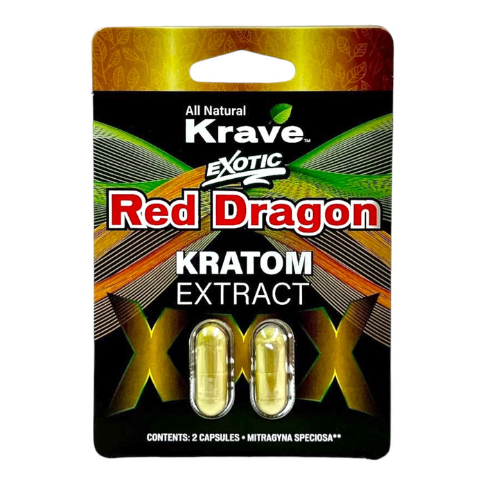 Krave Exotic Kratom Extract Capsules (12pk/Display)