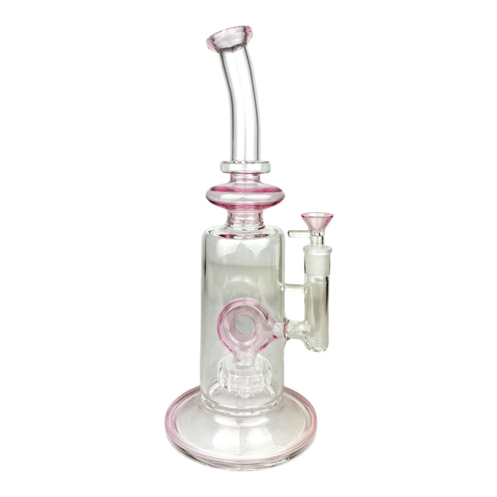 13" Donut Perc Tall Glass Water Pipe