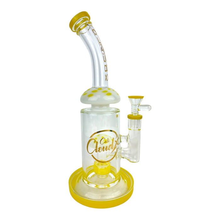 Cali Cloud 11.5" Mushroom Bent Neck Water Pipe "WP24"