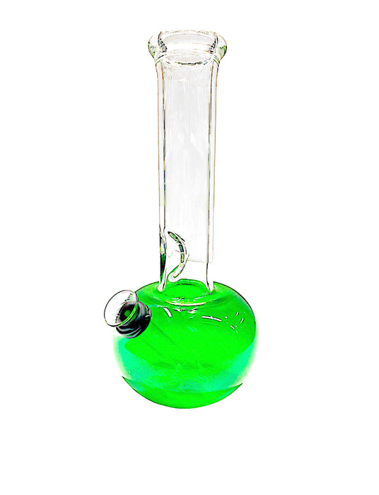 8" Colored Base  Water Pipe - Assorted Stickers