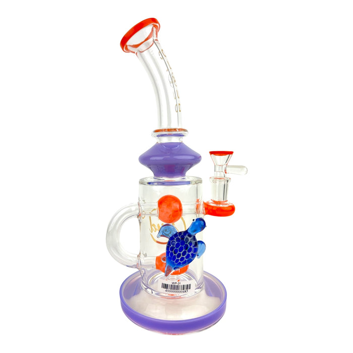 Cali Cloud 11" Turtle Bent Neck Water Pipe "WP31"