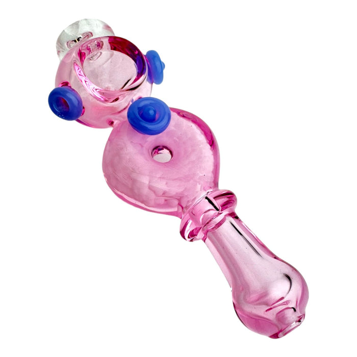 5" Pink Glass Hand Pipe (Assorted)